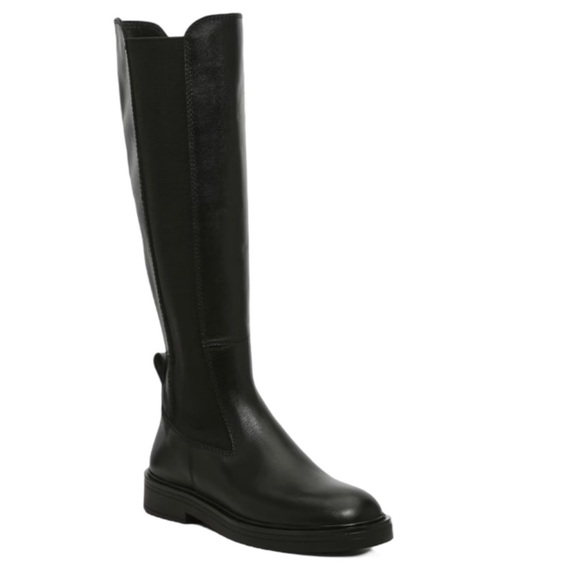 STEVE MADDEN • Black Karsten Riding Blackleat Boot Equestrian Includes Box - Picture 4 of 7